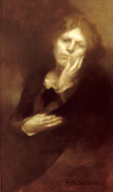Eugene-Carriere-1903-Fantine-napuštena-umjetnost-print-likovna-reprodukcija-zidna-umjetnost