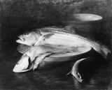 威廉·梅里特追逐1910年鱼艺术打印精细艺术繁殖墙艺术id azigojlyp