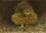 bruno-liljefors-1905-an-eagle-owl-stampa-d'arte-riproduzione-d'arte-wall-art-id-azijlpype