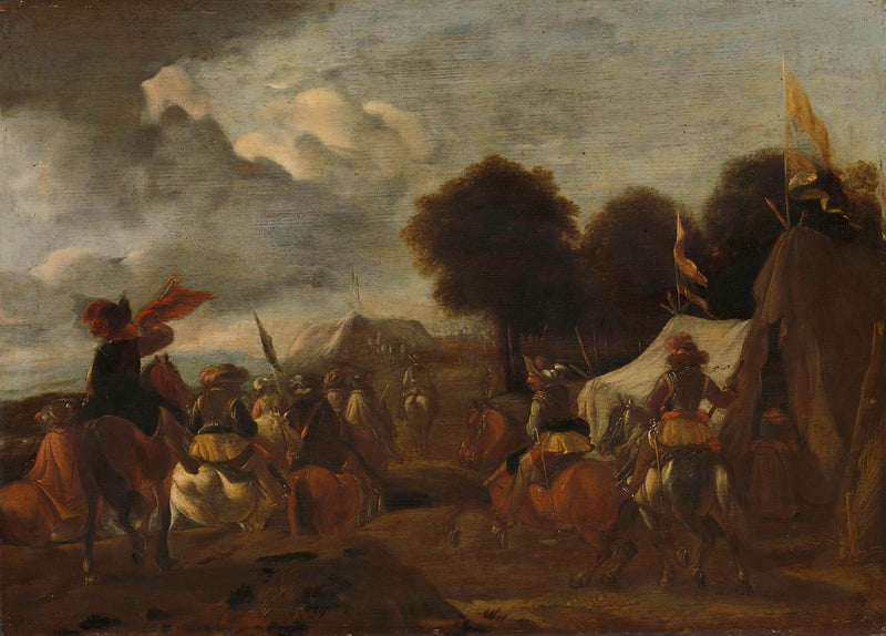 unknown-1625-army-camp-art-print-fine-art-reproduction-wall-art-id-azin1c0v8