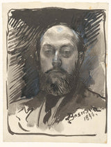albert-besnard-1896-autoportrét-umelecká-tlač-výtvarná-umelecká reprodukcia-nástenné-art-id-azjjst7k1
