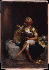 查爾斯·巴爾格-1875-a-bashi-bazouk-藝術印刷品美術複製品牆藝術 id-azkhansim