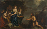 Joachim-von-Sandrart-1630-Ulisse-e-Nausicaa-art-print-fine-art-riproduzione-wall-art-id-azkl5n066