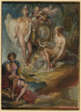 gabriel-jacques-de-saint-aubin-1770-alegorija-umetniški-tisk-redna-reprodukcija-stenske-umetnosti-id-azl10hskc