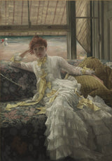 James-tissot-1878-seaside-lipiec-okaz-sztuki-portretowej-druk-reprodukcja-dzieł sztuki-sztuka-ścienna-id-azljo8lpc