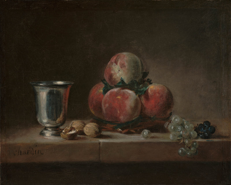 jean-baptiste-simeon-chardin-1760-still-life-with-peaches-a-silver-goblet-grapes-art-print-fine-art-reproduction-wall-art-id-azmdrs9gm
