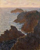 Claude-Monet-1886-rocks-at-belle-isle-port-domois-art-print-fine-art-gjengivelse-vegg-art-id-azmgpw1yk