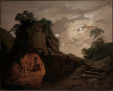 Džozefs Raits-1779 Virgils-kaps mēness gaismā-ar-silius-italicus-declaiming-art-print-fine-art-reproduction-wall-art-id-azmupa9l4