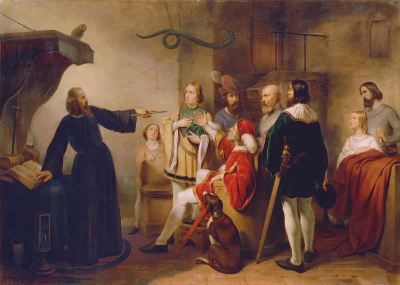 carl-johann-nepomuk-hemerlein-1850-an-astrologer-prophesies-rudolf-von-habsburg-art-print-fine-art-reproduction-wall-art-id-azmwavvgg