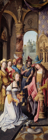安特衛普風格主義者 1520 所羅門國王接收示巴女王藝術印刷品美術複製品牆藝術 id aznfwkpwv