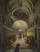 弗朗索瓦-馬呂斯-格拉內-1825-卷尾猴修道院內部藝術印刷藝術複製品牆壁藝術 id-azo3ryfav