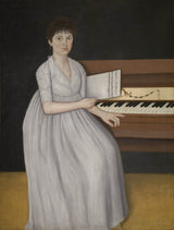 존 브루스터-1801-세라 프린스의 초상화-실버-문-또는-소녀-앳-피아노포르테-예술-인쇄-미술-복제-벽-예술-id-라고도 알려진 azogm27ko