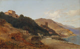 carl-hasch-italijanski-večernji-pejzaž-herbstabend-on-the-riviera-at-bordighera-art-print-fine-art-reproduction-wall-art-id-azp44r165