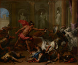 sebastiano-ricci-1710-페르세우스-대면-피네우스-메두사의 머리와 함께-예술-인쇄-미술-복제-벽-예술-id-azpiybono