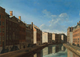 gerrit-adriaensz-berckheyde-1671-阿姆斯特丹紳士運河的金色彎曲-所見藝術印刷品美術複製品牆藝術 id-azpl8c5sg