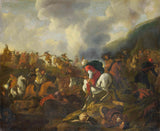 jacques-muller-1645-ett-kavalleri-möte-mellan-turkiska-trupper-och-trupperna-konsttryck-finkonst-reproduktion-väggkonst-id-azr3hikja