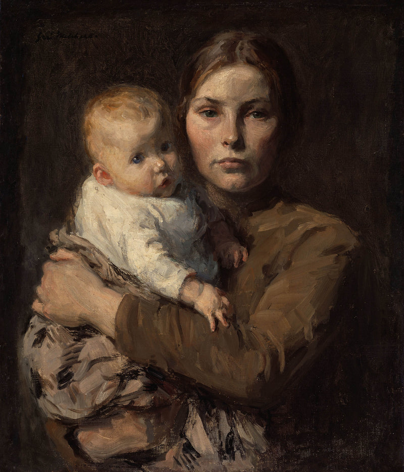 julius-gari-melchers-1906-mother-and-child-art-print-fine-art-reproduction-wall-art-id-azroddvsf