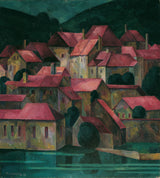 馬克西米利安·賴尼茨-1927-紅屋頂藝術印刷精美藝術複製品牆藝術 id-azt6n9xoq