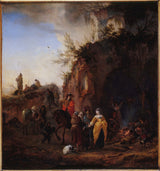 philips-wouwerman-1652-ndị-bohemians-nkà-ebipụta-mma-nkà-mmeputa-nkà mgbidi