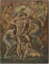 sir-Edward-Burne-Jones-1885-Kupidi-lovska polja-umetnost-tisk-likovna-reprodukcija-stena-umetnost-id-azus4zond