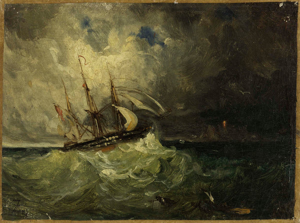 felix-ziem-1846-storm-art-print-fine-art-reproduction-wall-art