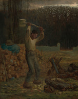 jean-francois-millet-1866-sekalnik za les
