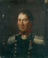 catherine-helie-nee-lassare-bonvoisin-1840-portret-stotnika-v-nacionalni-gardi-pod-julijsko-monarhijo-umetniški-tisk-likovna-reprodukcija-stenska-umetnost