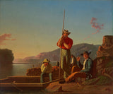 喬治·卡萊布·賓漢姆-1850-木船藝術印刷美術複製品牆藝術 id-azy9zj4md