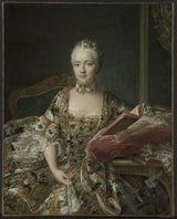 弗朗索瓦·休伯特·德魯埃-1759-達吉朗德斯侯爵夫人的肖像-藝術印刷品-精美藝術-複製品-牆藝術-id-azyoa4mq0