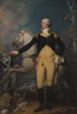 约翰-特朗布尔-1792-乔治华盛顿将军在特伦顿艺术印刷美术复制品墙艺术 id-azyybbmlw